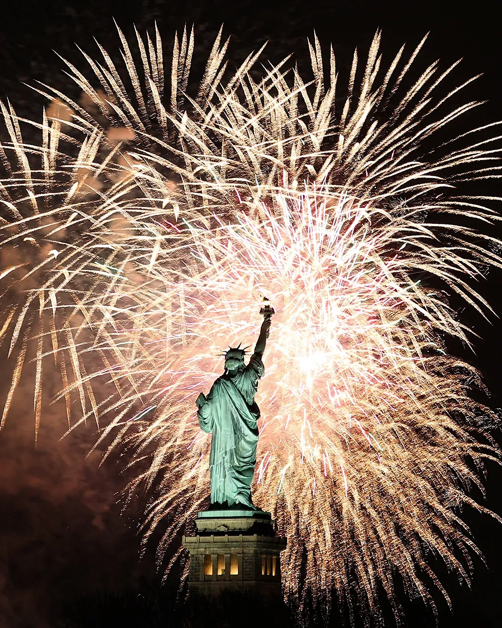 The majority of fireworks in the US are set off around the July 4th holiday and New Year's celebrations, marking these occasions with colorful displays and festivities.